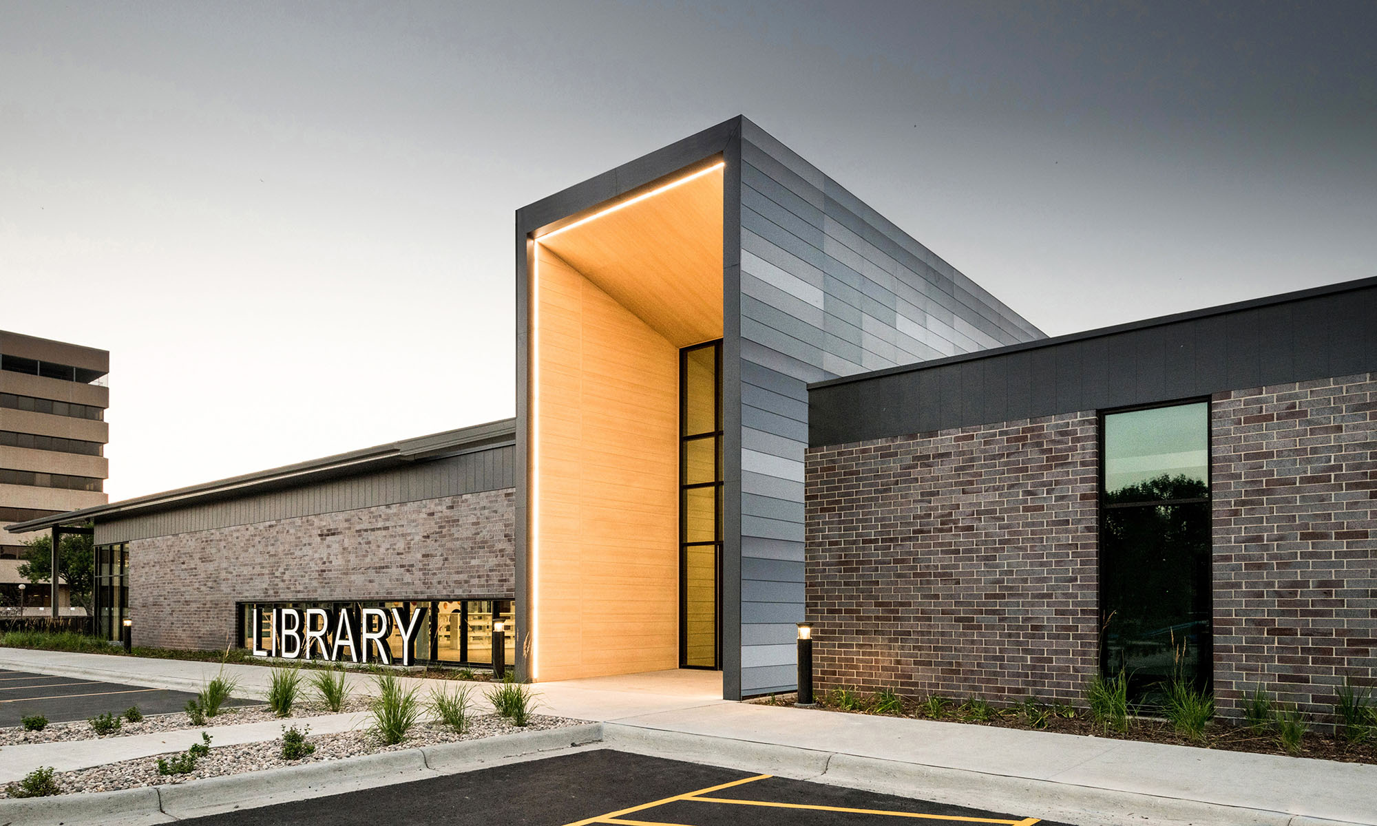 K.O. Lee Public Library in Aberdeen (Photo by CO-OP Architecture)