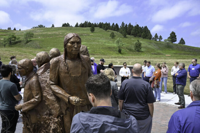 Remembering Children sculpture plaza